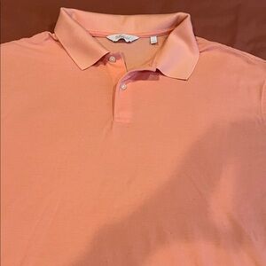 Classic Peach Polo Shirt for Men